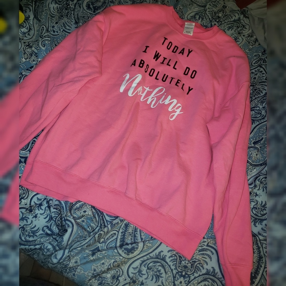 Pink sweater